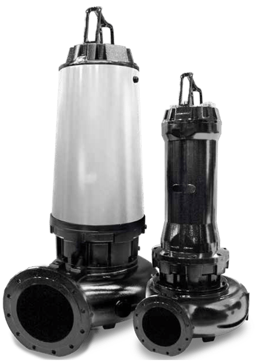 Tsurumi Pumps for the Municipal Industry on a Transparent Background