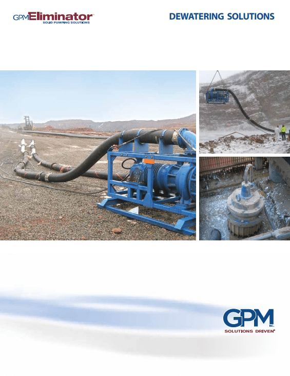 Download the GPM-Eliminator Dewatering Capabilities Brochure
