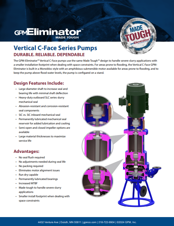 PDF Thumbnail for Vertical Pump Flyer