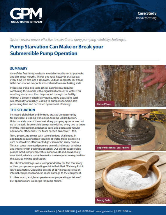 Download the Pump Starvation Case Study