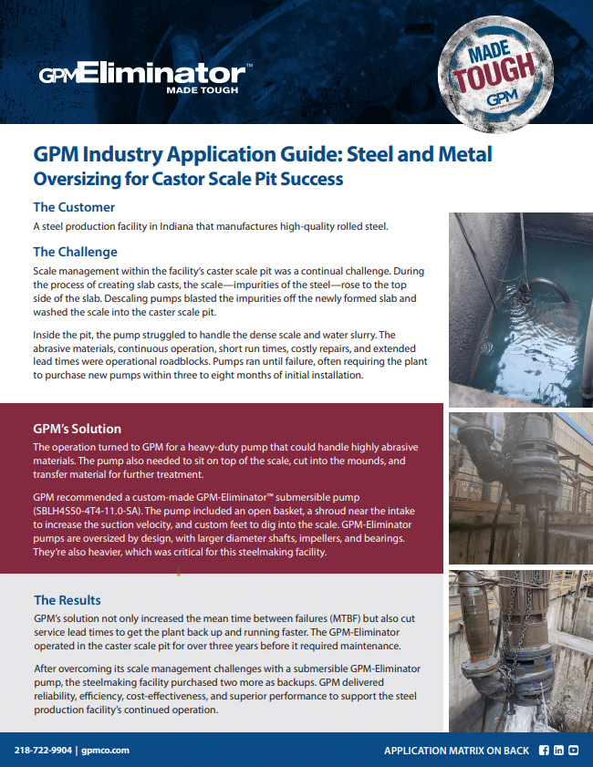 Download the GPM-Eliminator Steel & Metal Application Guide